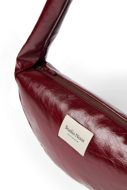Vegan Leather Mini Cross Body Bag | Burgundy