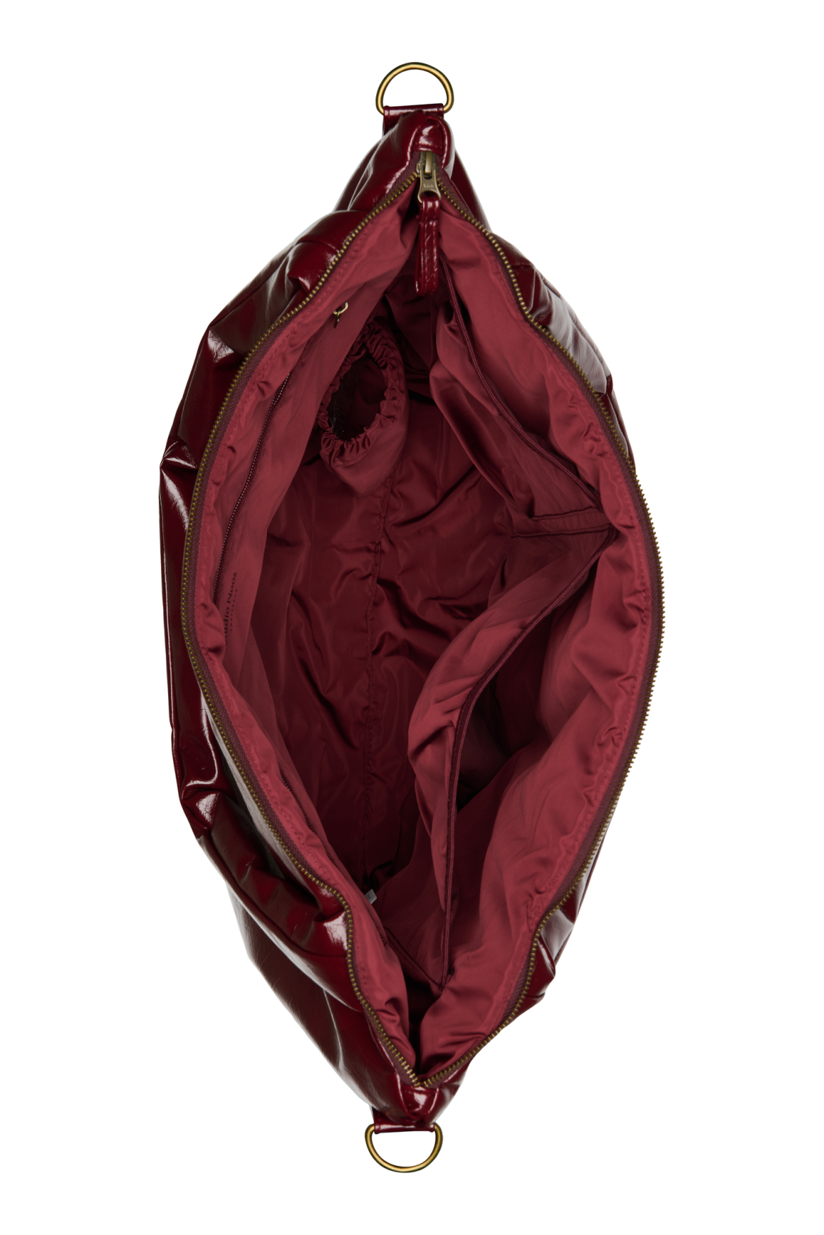 Vegan Leather Diaper Bag | Burgundy