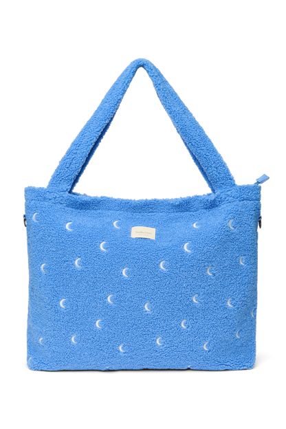 Teddy Diaper Bag | Light Blue Moon