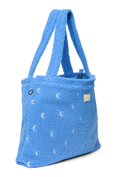 Teddy Diaper Bag | Light Blue Moon