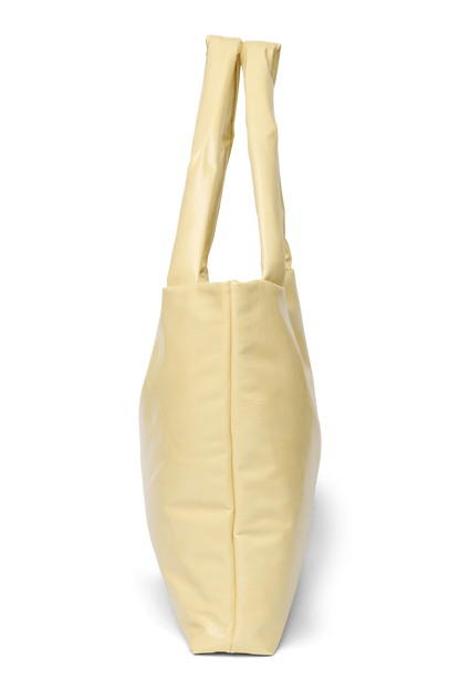 Vegan Leather Mom Bag | Butter Yellow
