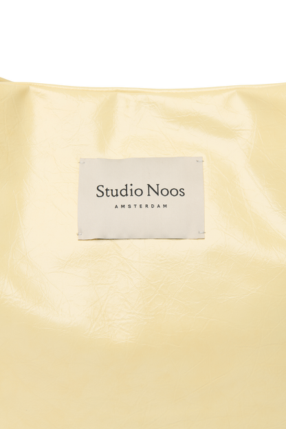 Vegan Leather Mom Bag | Butter Yellow