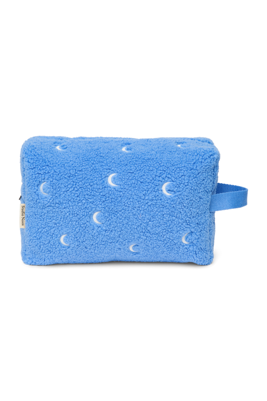 Teddy Toiletry Bag | Light Blue Moon