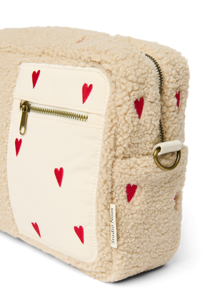 Teddy Stroller Organizer | Ecru Hearts