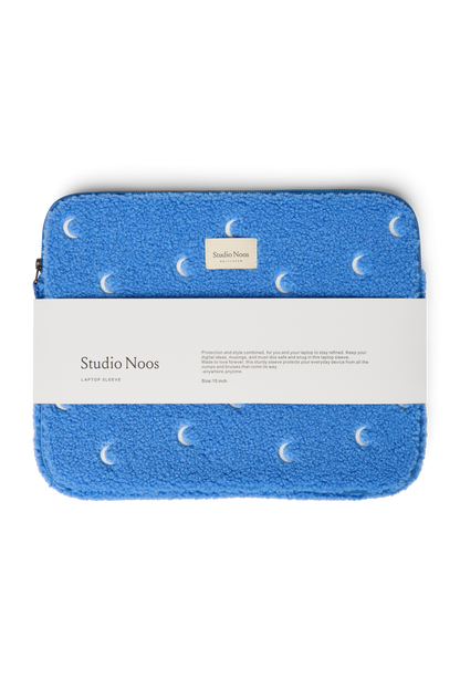 Teddy Laptop Sleeve 15 Inch | Light Blue Moon