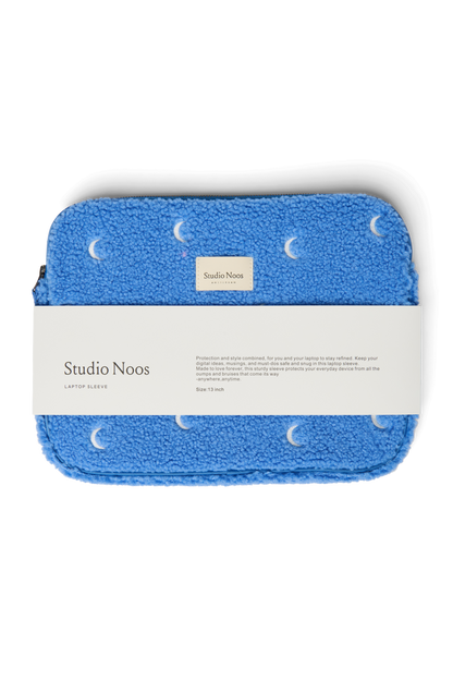 Teddy Laptop Sleeve 13 Inch | Light Blue Moon