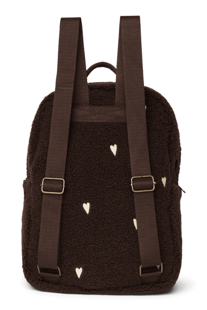 Teddy Midi Backpack | Chocolate Hearts