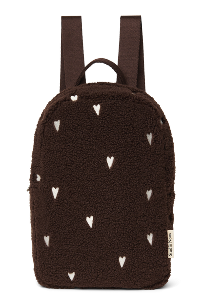 Teddy Mini Backpack | Chocolate Hearts