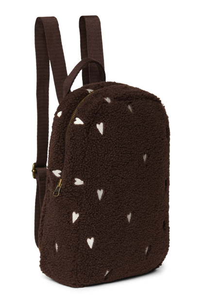 Teddy Mini Backpack | Chocolate Hearts