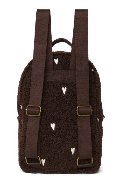 Teddy Mini Backpack | Chocolate Hearts