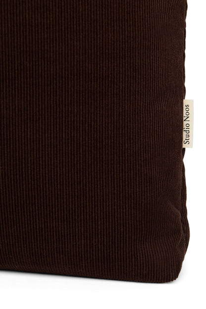 Rib Puffy Mom Bag | Dark Brown