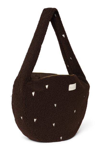 Teddy Cross Body Bag | Chocolate Hearts
