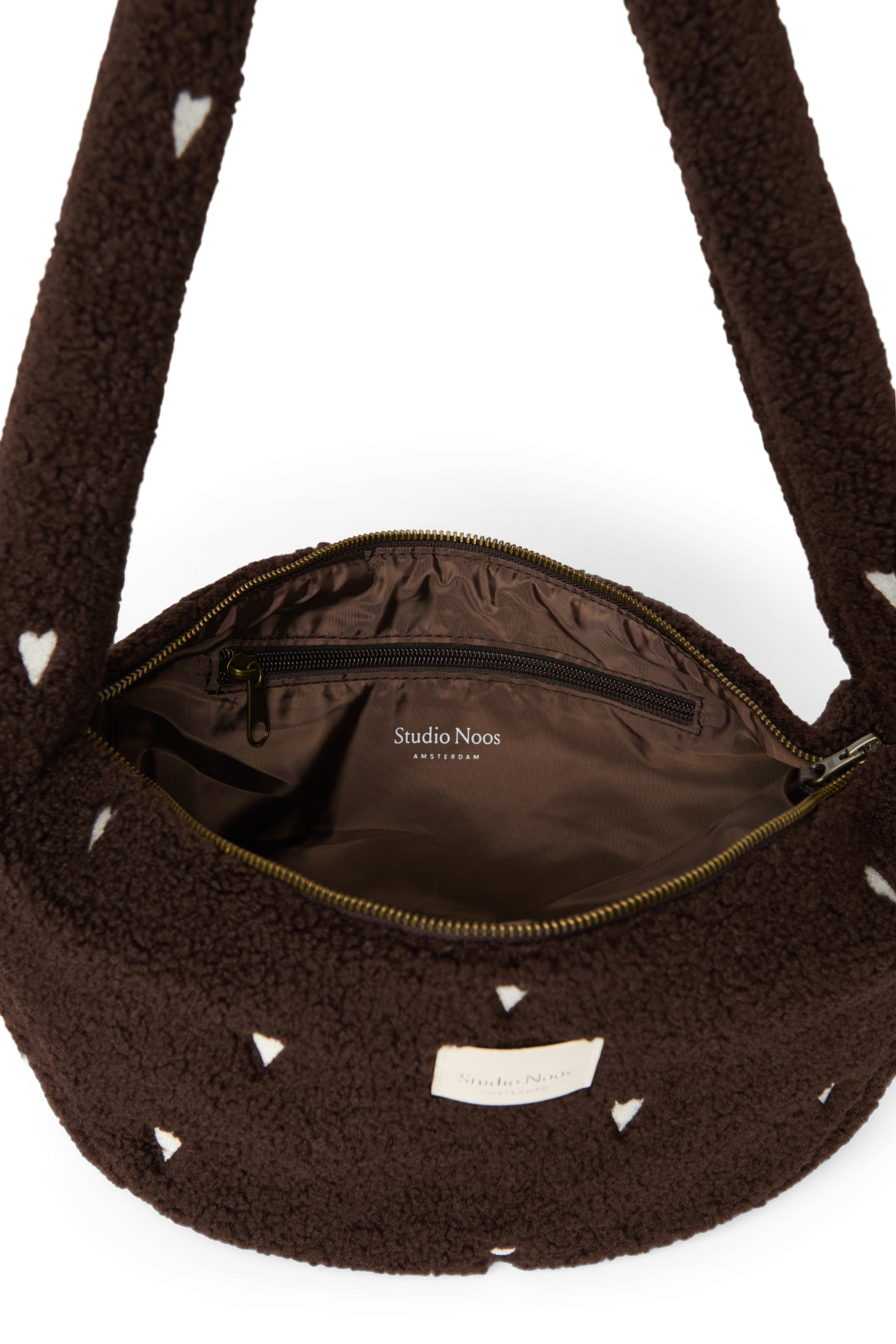 Teddy Mini Cross Body Bag | Chocolate Hearts