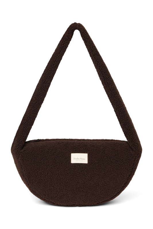 Teddy Mini Cross Body Bag | Chocolate