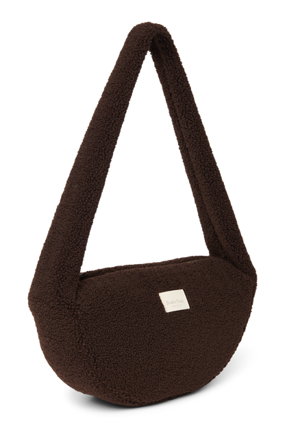 Teddy Mini Cross Body Bag | Chocolate