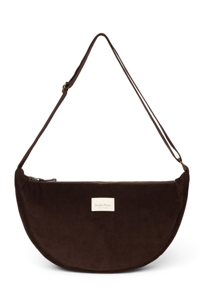 Rib Puffy Adult Fanny Pack | Dark Brown