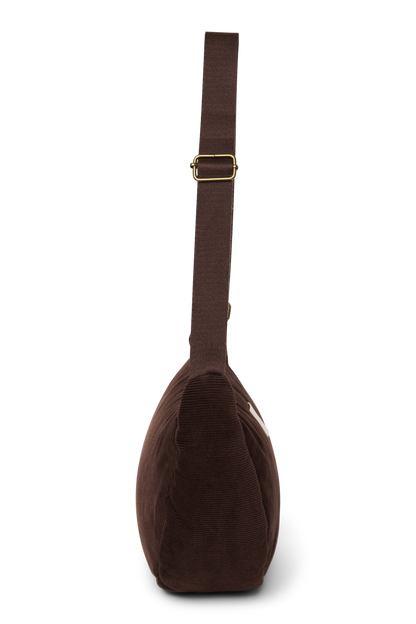 Rib Puffy Adult Fanny Pack | Dark Brown