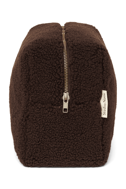 Teddy Toiletry Bag | Chocolate