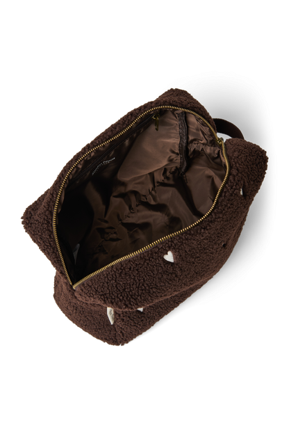 Teddy Toiletry Bag | Chocolate Hearts