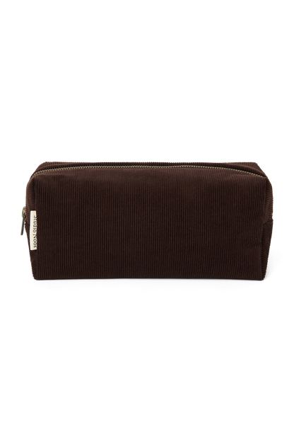 Rib Puffy Pouch | Dark Brown