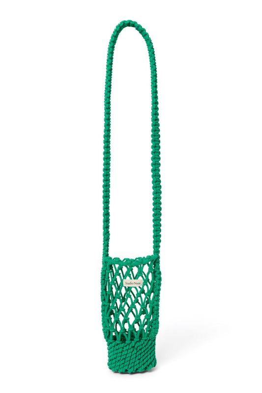 Macramé Bottle Bag | Green