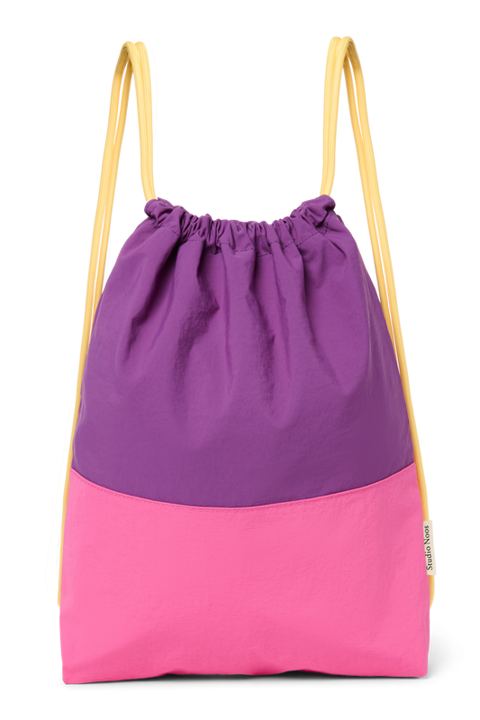 Patchwork Gym Bag | Bright Pink