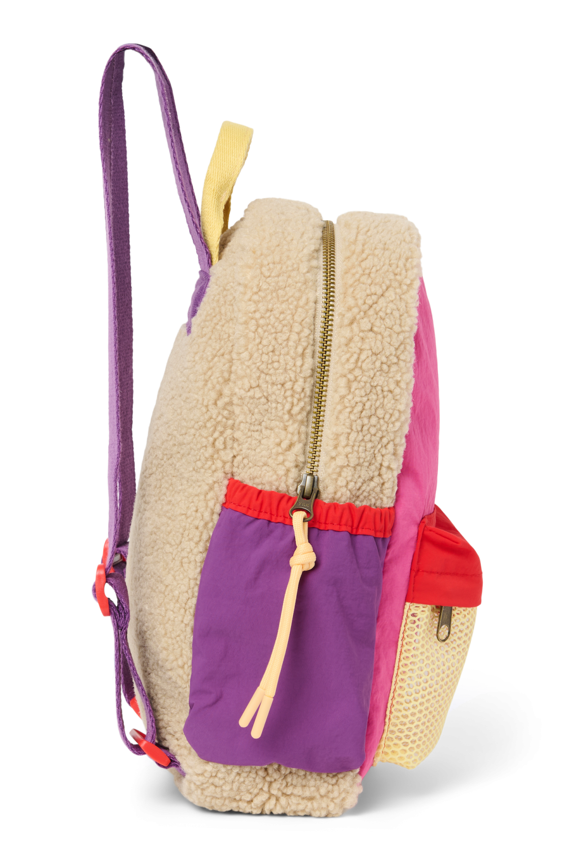 Patchwork Mini Backpack | Bright Pink