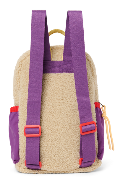 Patchwork Mini Backpack | Bright Pink