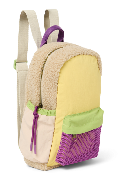 Patchwork Mini Backpack | Butter Yellow