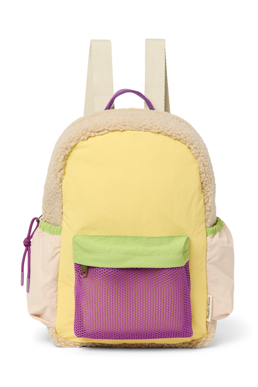 Patchwork Midi Backpack | Butter Yellow