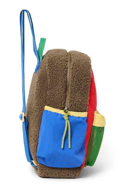 Patchwork Midi Backpack | Fiery Red
