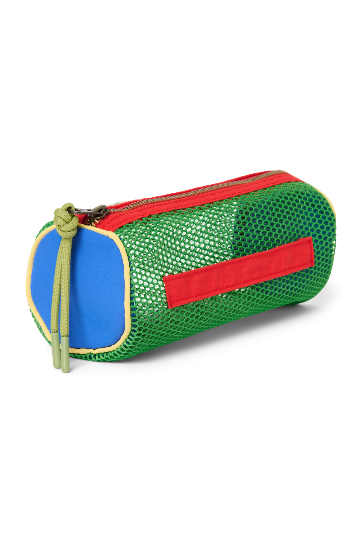 Patchwork Pencil Case | Fiery Red