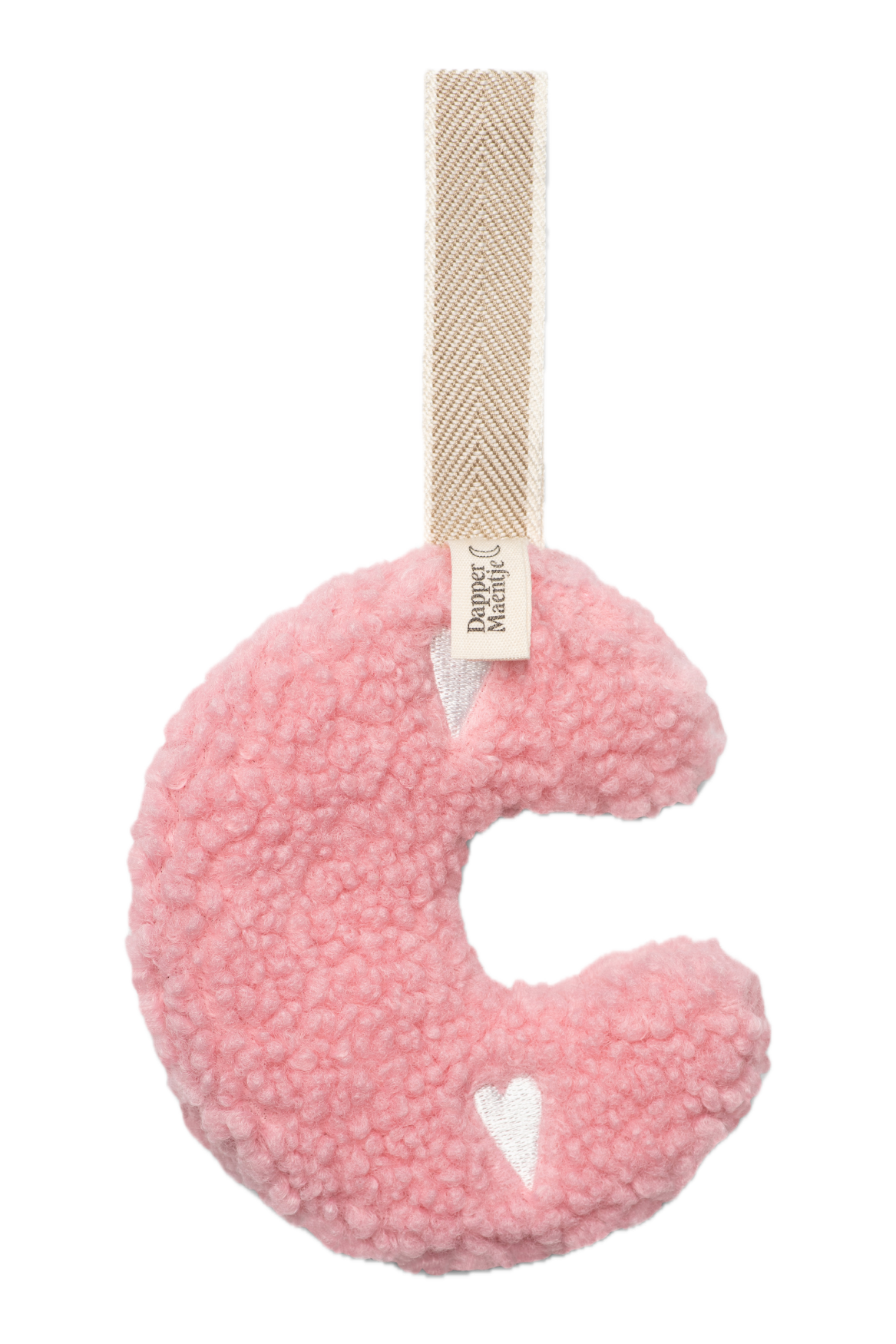 Pacifier plush toy | Light Pink Hearts