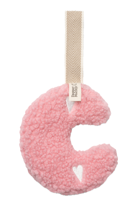 Pacifier plush toy | Light Pink Hearts