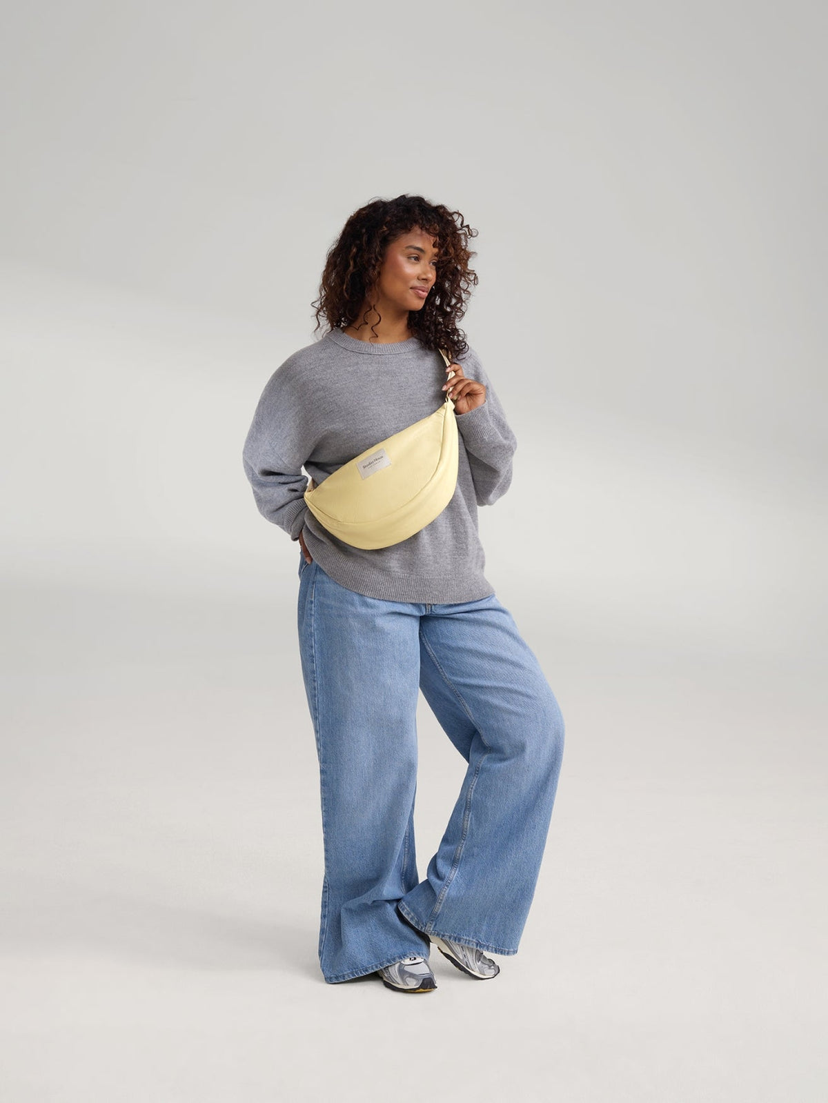 Vegan Leather Adult Fanny Pack | Butter Yellow
