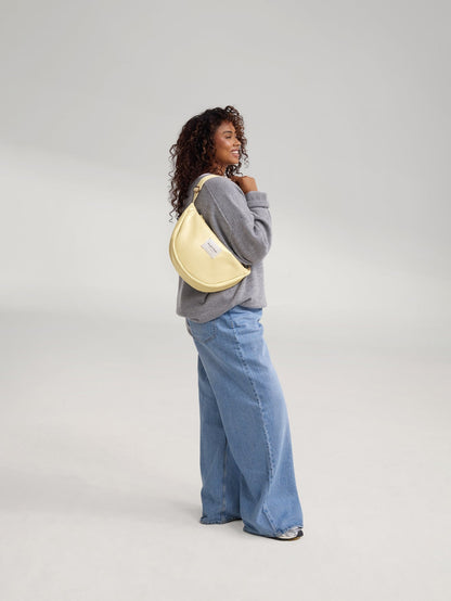 Vegan Leather Adult Fanny Pack | Butter Yellow