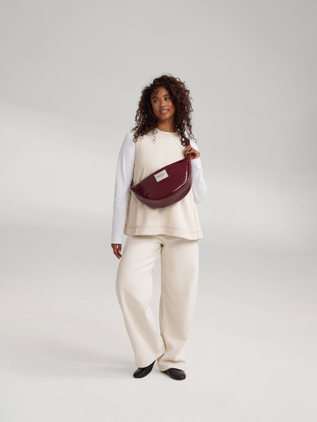 Vegan Leather Adult Fanny Pack | Burgundy