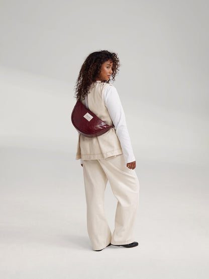 Vegan Leather Adult Fanny Pack | Burgundy