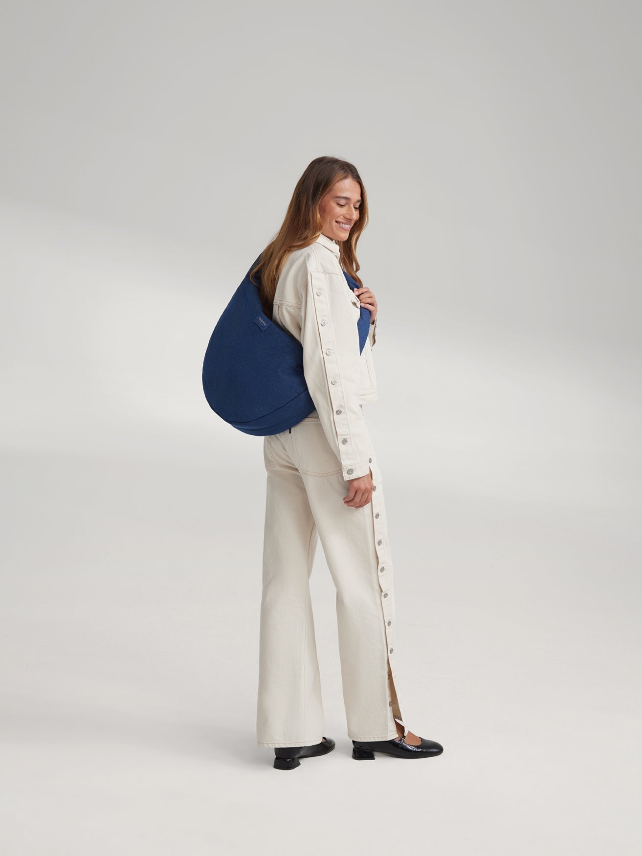 Denim Cross Body Bag | Dark Blue