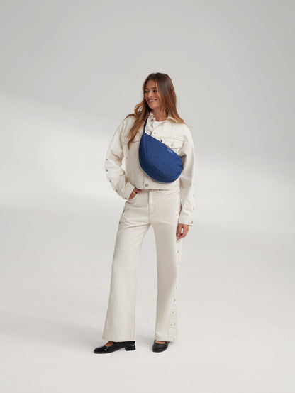 Denim Adult Fanny Pack | Dark Blue