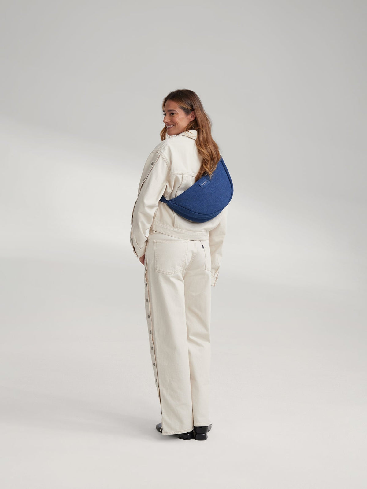 Denim Adult Fanny Pack | Dark Blue