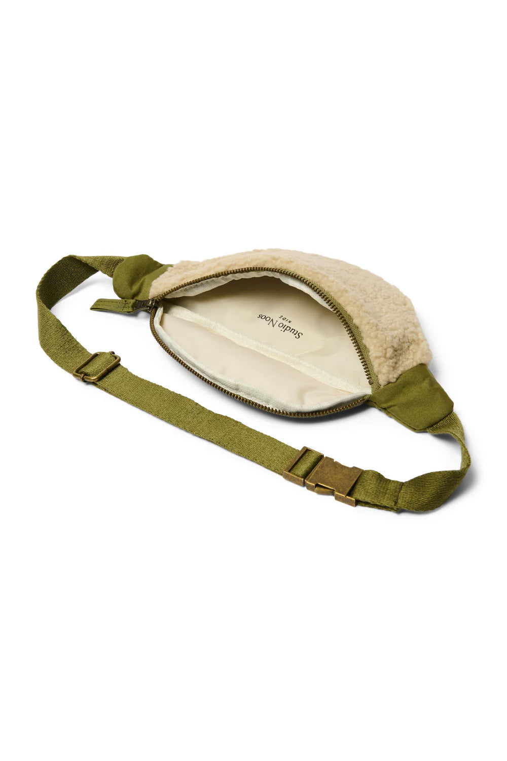 Green Cotton Mini Fanny Pack