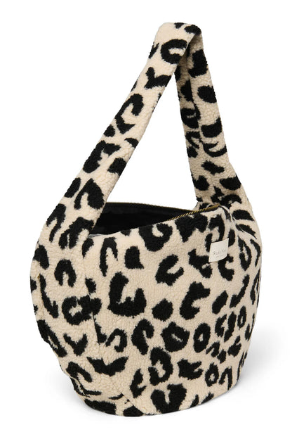 Leopard Teddy Cross Body Bag