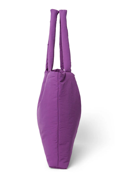Butter Yellow Textured Puffy Mom Bag