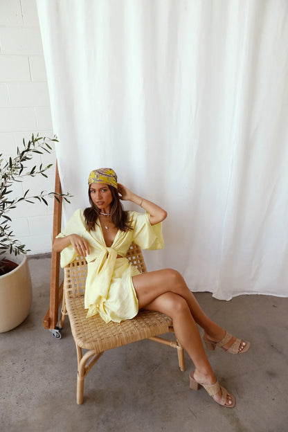 Pieces Of A Whole Dress Yellow