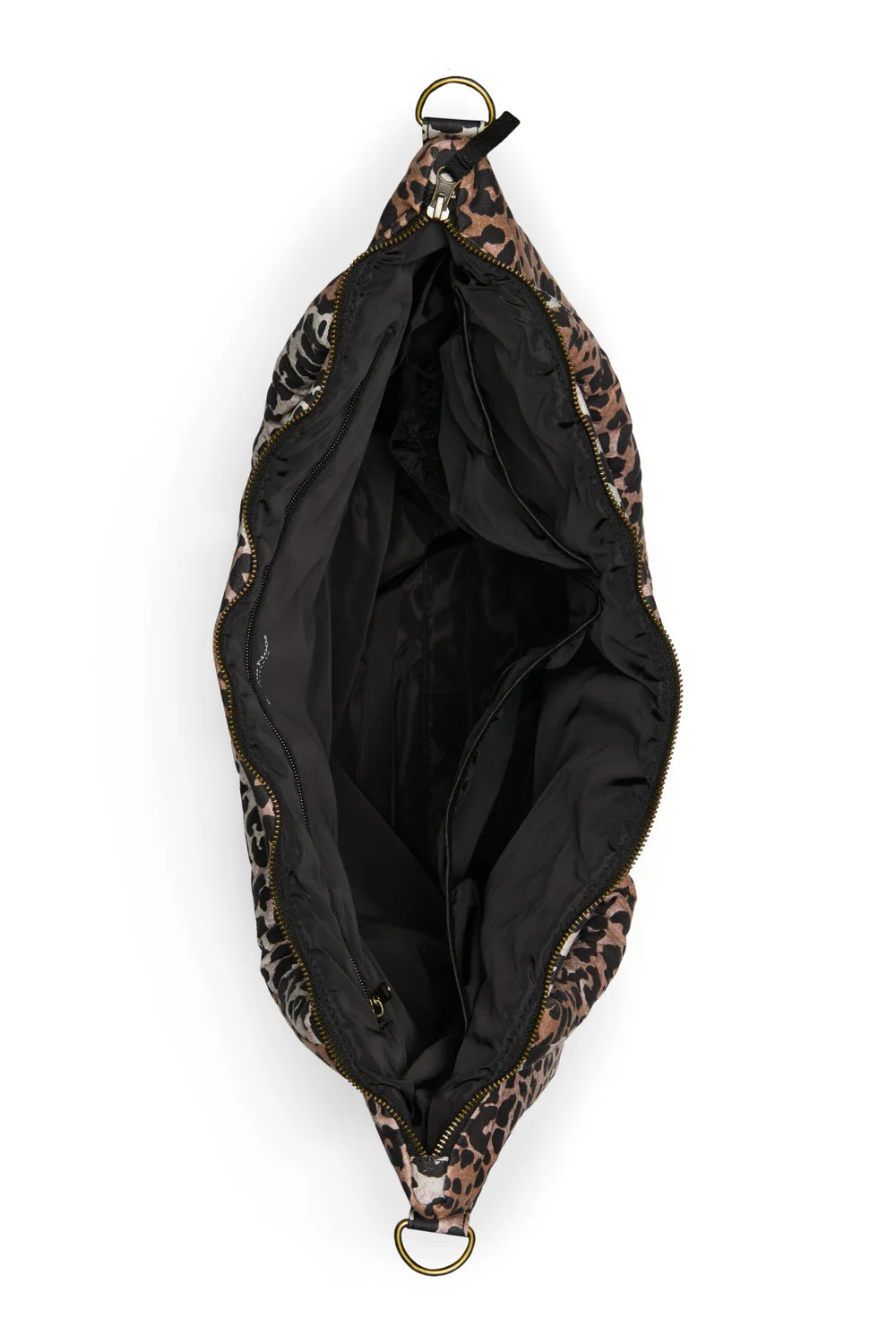 Hazel Leopard Soft Cotton Diaper Bag