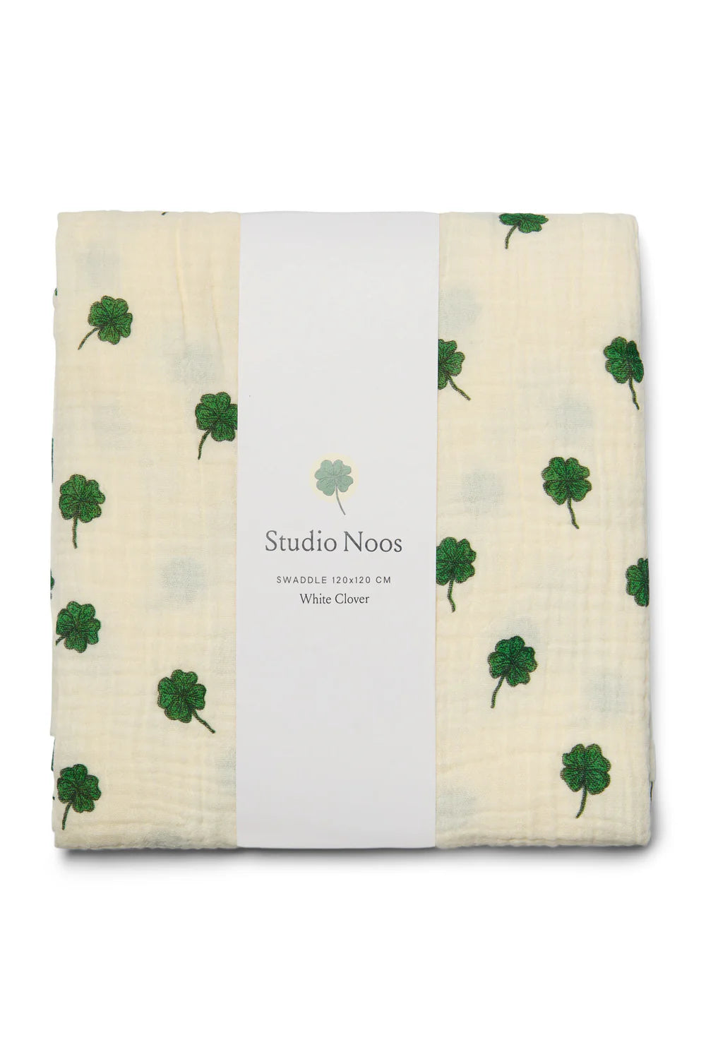 Purple Clover Swaddle Print Large