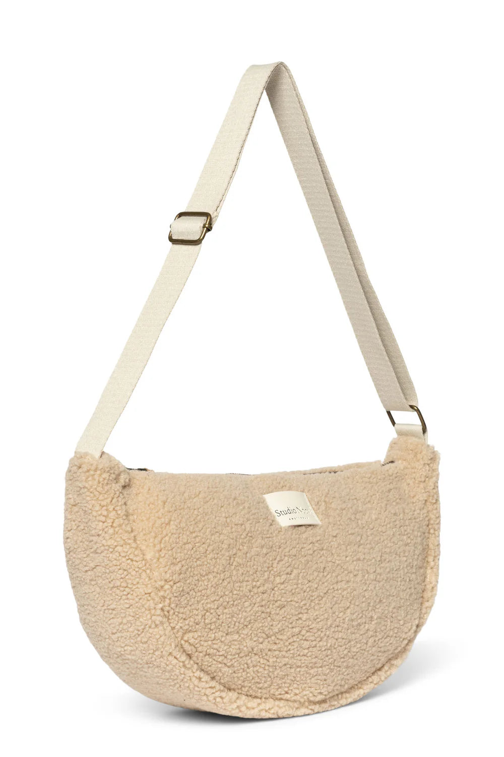 Ecru Hearts Teddy Adult Fanny Pack