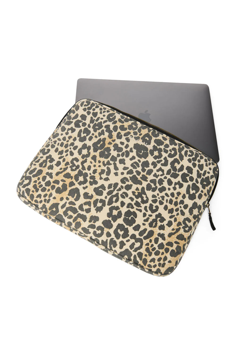 Leopard Soft Cotton Laptop Sleeve 15 Inch