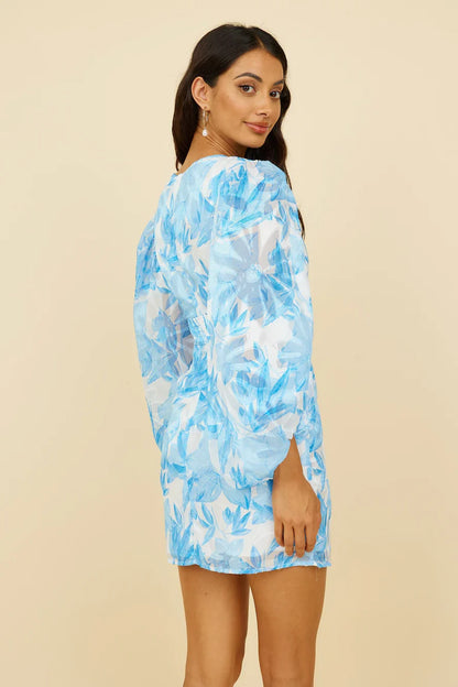 Kiss Kiss Kleid Blau